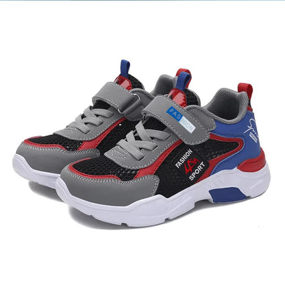 4 Color Kids' Breathable Mesh Sneakers Non-Slip School Sports Shoes for Boys Girls Lightweight Casual Walking Shoes
