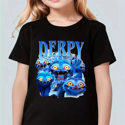 Fashion Casual Kids T-shirt KPop Demon Hunters  Cotton Tshirt Clothes Cool Girls Tee Top Funny Gift for Fans.
