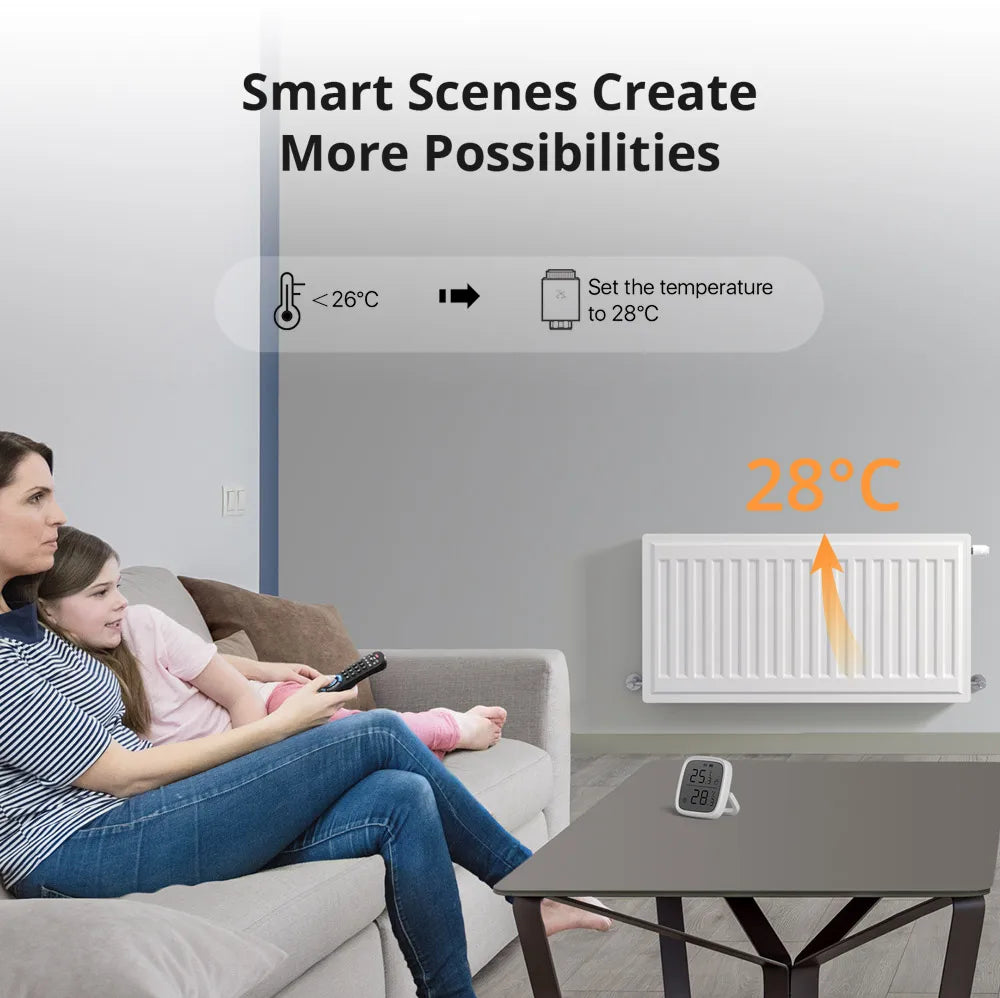 SONOFF TRVZB Zigbee Thermostatic Radiator Valve Smart Home Temperature Controller Remote Control Via Ewelink Alexa Google ZHA.