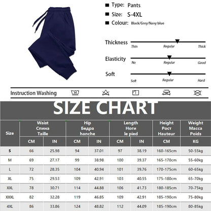 New Men Casual Fashion Sports Pants Gym Sport Trousers for Men Jogger SweatpantsRunning Workout Jogging Long Pants.