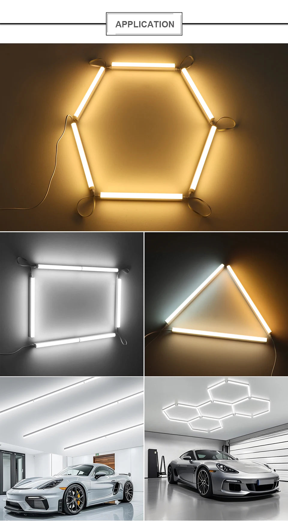 50cm T5 LED Tube Light 15W Aluminum - Garage Ceiling Light/Kitchen Under Cabinet Lighting/Wall Lamp 110V-220V Universal Voltage.