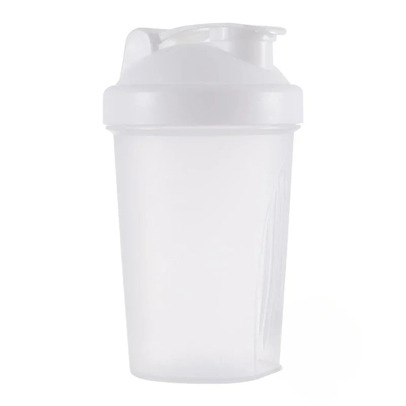 400ML Shaker Bottle with Stainless Ball BPA Free Plastic Protein Shakes Leakproof for Powder Workout Gym Sport.