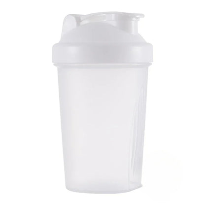 400ML Shaker Bottle with Stainless Ball BPA Free Plastic Protein Shakes Leakproof for Powder Workout Gym Sport.