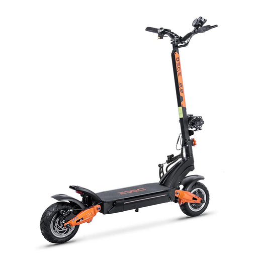 DECE DES20 Adult Electric Scooter 1200W*2 Motor E-Scooter 52V18AH Battery 10 Inch Tire City Escooter.