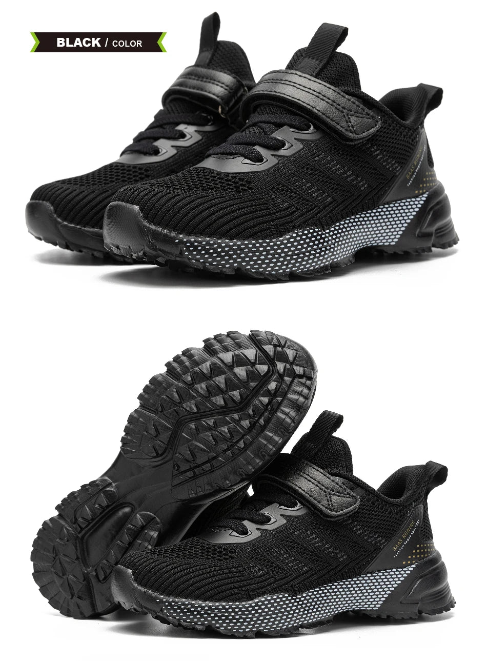 Baasploa Children Running Shoes Fashion Lightweight Boys Sport Sneakers Breathable Mesh Tenis School Shoes for Boys Kids Sneaker.