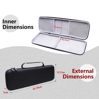 LTGEM EVA Hard Case for Apple Magic Keyboard with Numeric Keypad Carrying Storage Bag.