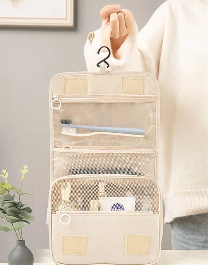 High Quality Women Makeup Bags Travel Cosmetic Bag Toiletries Organizer Waterproof Storage Neceser Hanging Bathroom Wash Bag.