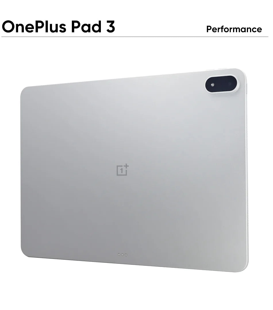 Global Version OnePlus Pad 3 13.2inches Tablet 144Hz Screen 12140mAh Snapdragon 8 Battery 13MP Rear Camera 8 Speakers 80W Charge.
