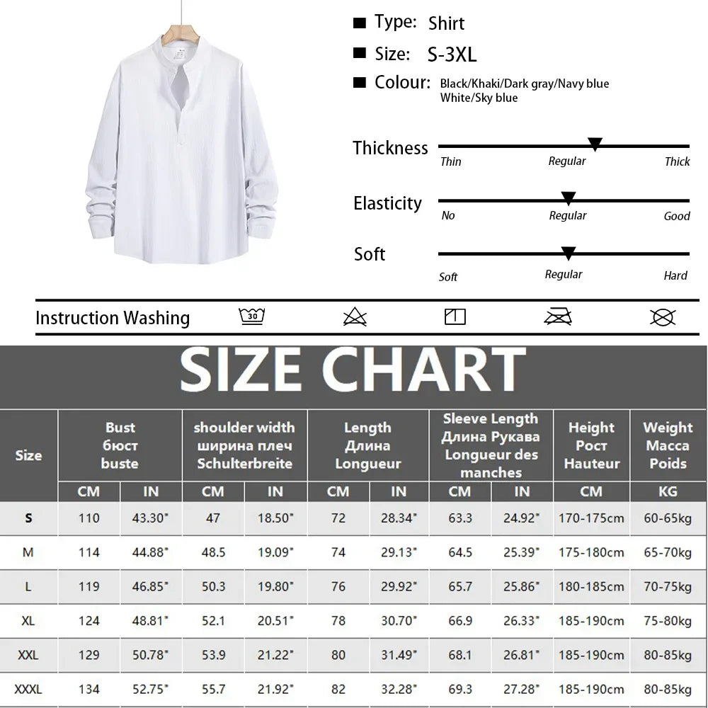 Men's Long Sleeve Shirt and Pants Suits Men Beach Wear Tracksuit Solid Color Shirts Sweatpants Hawaiian Vacation Men's Clothing.