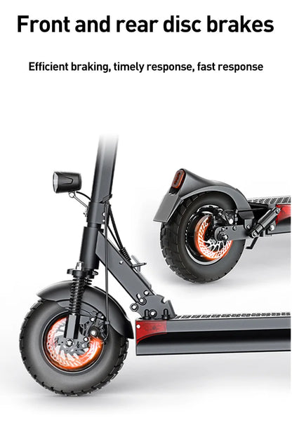 JOYOR Y6-S Electric Scooter for Adults 500W Motor 48V 18Ah Foldable Electric Scooter 10 Inch Tire City Commuter Electric Scooter.