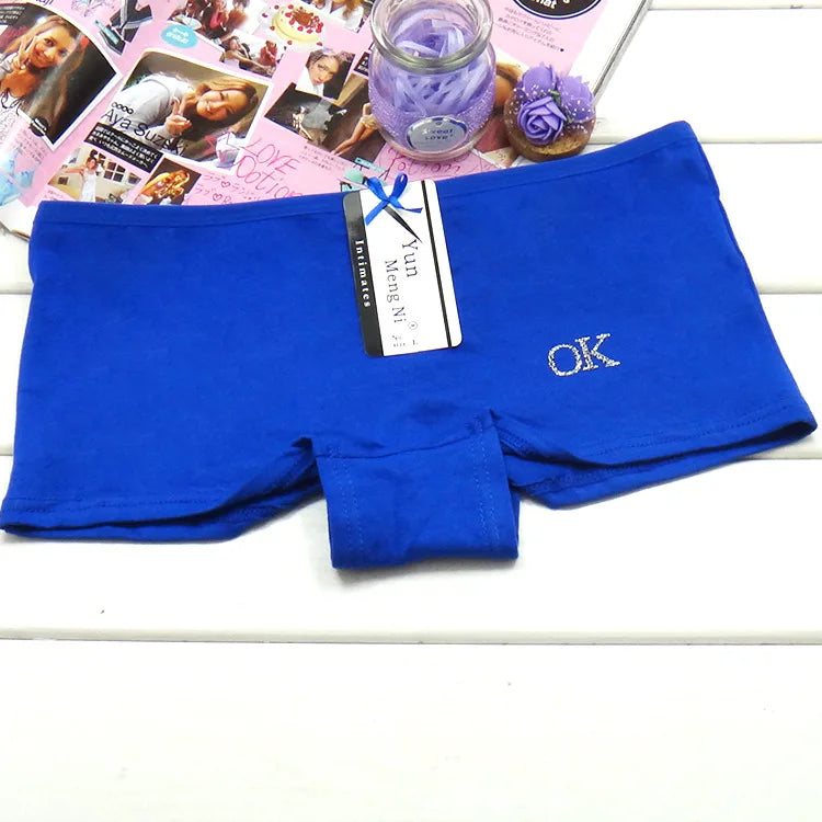 Panties cotton boxer women underwear Safety female panty print lingerie ladies girls intimate woman 5 Pcs/Lot.