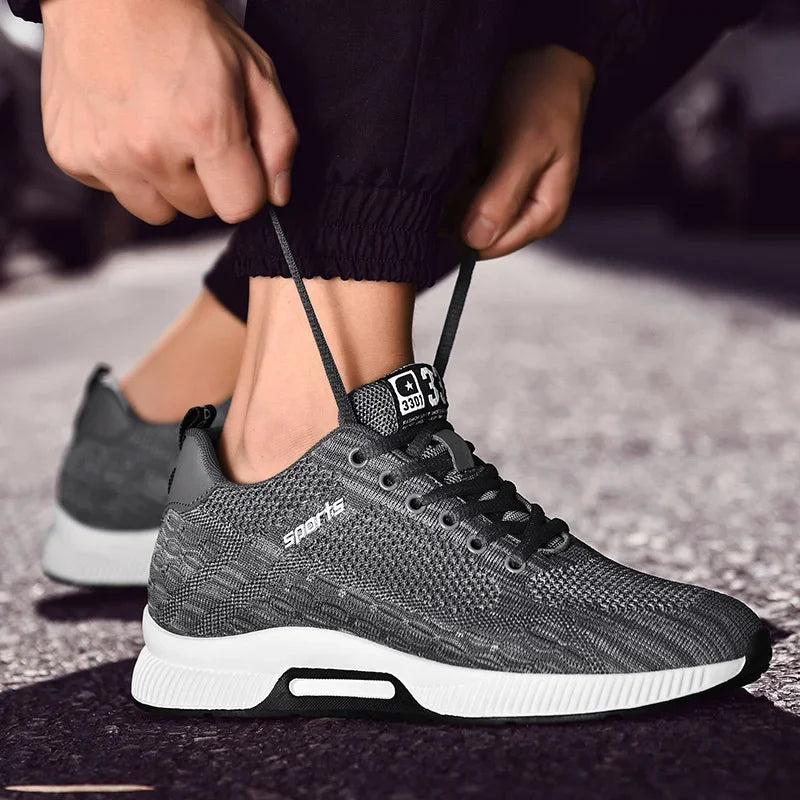 Männer Turnschuhe Aufzug Schuhe Versteckte Heels Atmungsaktive Erhöhung Schuhe für Männer Erhöhen Einlegesohle 6CM Sport Casual Höhe Schuhe.