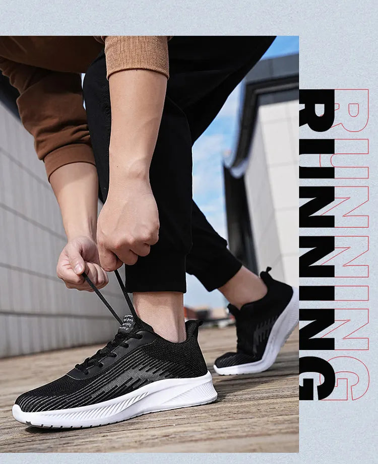 Summer Hot Sale Red Mesh Men Running Sneakers Big Size 47 Light Breathable Women Training Shoes Non-slip Sport Shoes for Man.