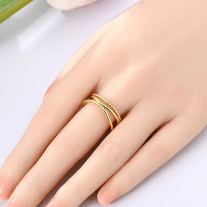 925 Sterling Silver Rings Gold Color Sparking Popular LOVE Wedding Ring Certified Women Engagement Jewelry Anniversary Gifts.