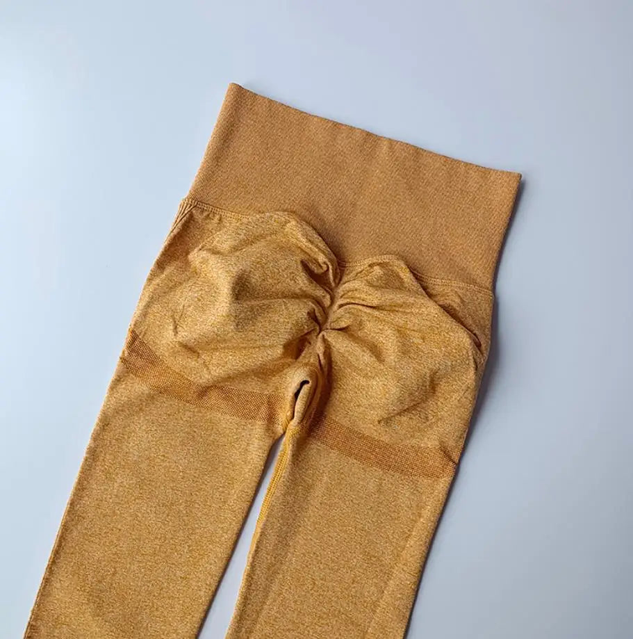 Nahtlose Damen-Leggings mit hoher Taille, schnell trocknend, elastisch, für Yoga, Fitness, Fitnessstudio, Jogginghose, Push-up-Leggings, Sportbekleidung