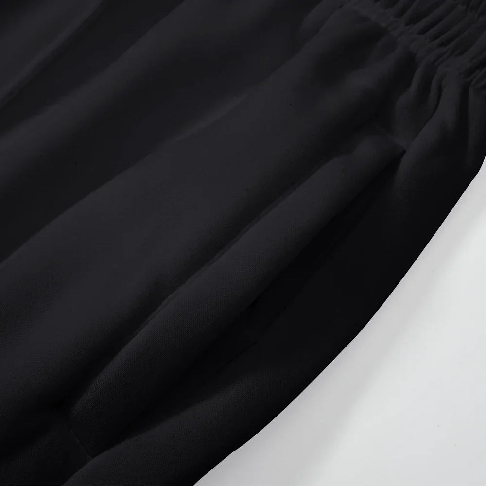 Men's Cargo Sweatpants Autumn Long Pants Loose Sport Fit Jogging Overalls Joggers Sweat Pocket Pants Cargo Trousers Streetwear