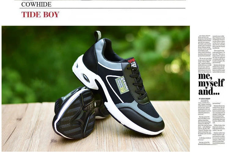 Neue Männer Laufschuhe Atmungsaktive Air Kissen Turnschuhe Männer Outdoor Lace Up Wanderschuhe Non-slip Männer Sport Schuhe Tenis masculino