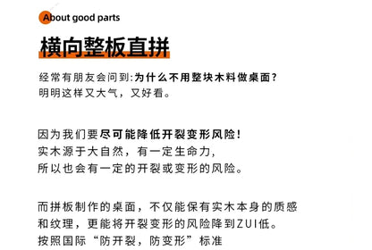 Solid wood double desk against the wall Long table Household simple modern student writing desk Study table Office computer desk