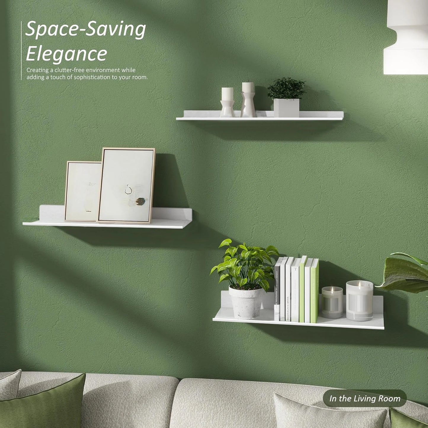 Schwimmende Badezimmerregale  Zimmerdekoration  Keine Bohrungen  Speicherwandregal  Home Organizer Ledge Hardwares  Schrankküche  Wohnkultur