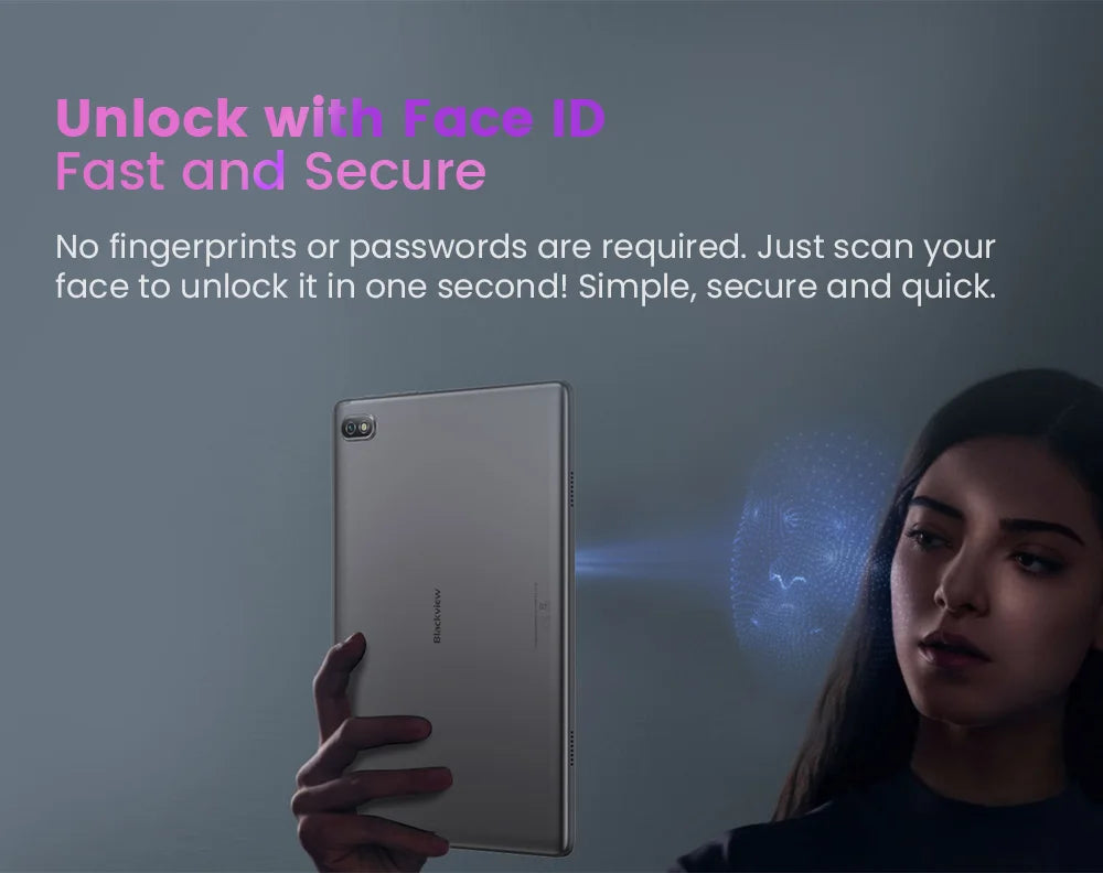 Blackview Tab 7 Pro Tablet Android 12 10.1Inch Touch Dual 4G LTE+5G WiFi 10GB+128GB 13MP+8MP 1920*1200 6580mAh Octa-Core.