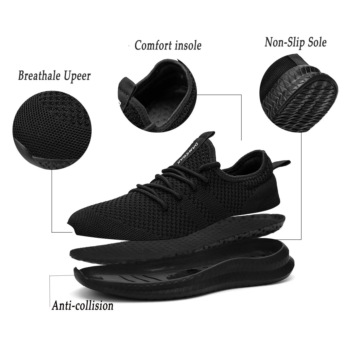 2022 schuhe für Männer Hohe Qualität Männlichen Turnschuhe Atmungs Mode Gym Casual Licht Walking Plus Größe Schuhe Zapatillas Hombre.