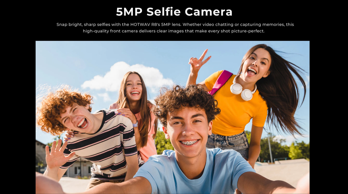 Rugged Tablet HOTWAV R8, 12 (4+8) Go + 128Go, 10.1'', 5MP Front + 13MP Rear Cameras, Android 14.0, 10800mAh Battery, Dual SIM, GPS, 4G.