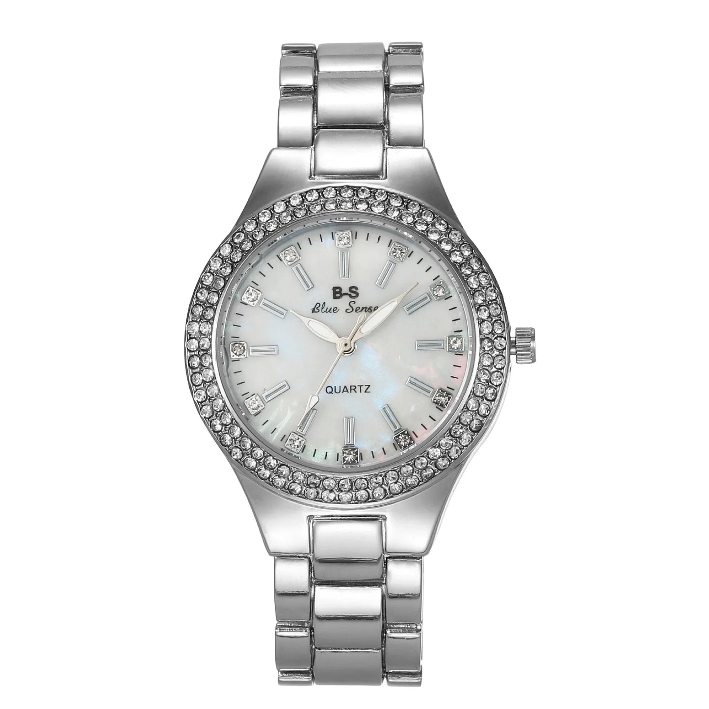 Fashion Casual Women Watch Elegant Luxury Brand Stainless Steel Strap Quartz Dress Watches For Woman Gifts.