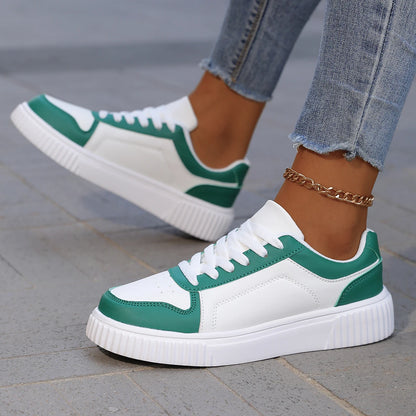 YRZL Womens Sneakers Autumn White Shoes Lightweight Thick Sole Non Slip Skatebaord Shoes Unisex Casual Sports Shoes for Man.