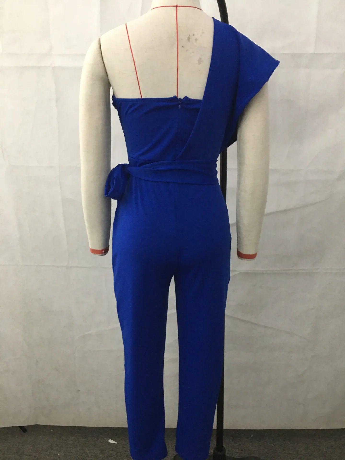 Women Jumpsuits Sleeveless Rompers Overalls Solid One Piece Pencil Pants Slim Belt Slight Strech Spliced Sequins Office Lady.