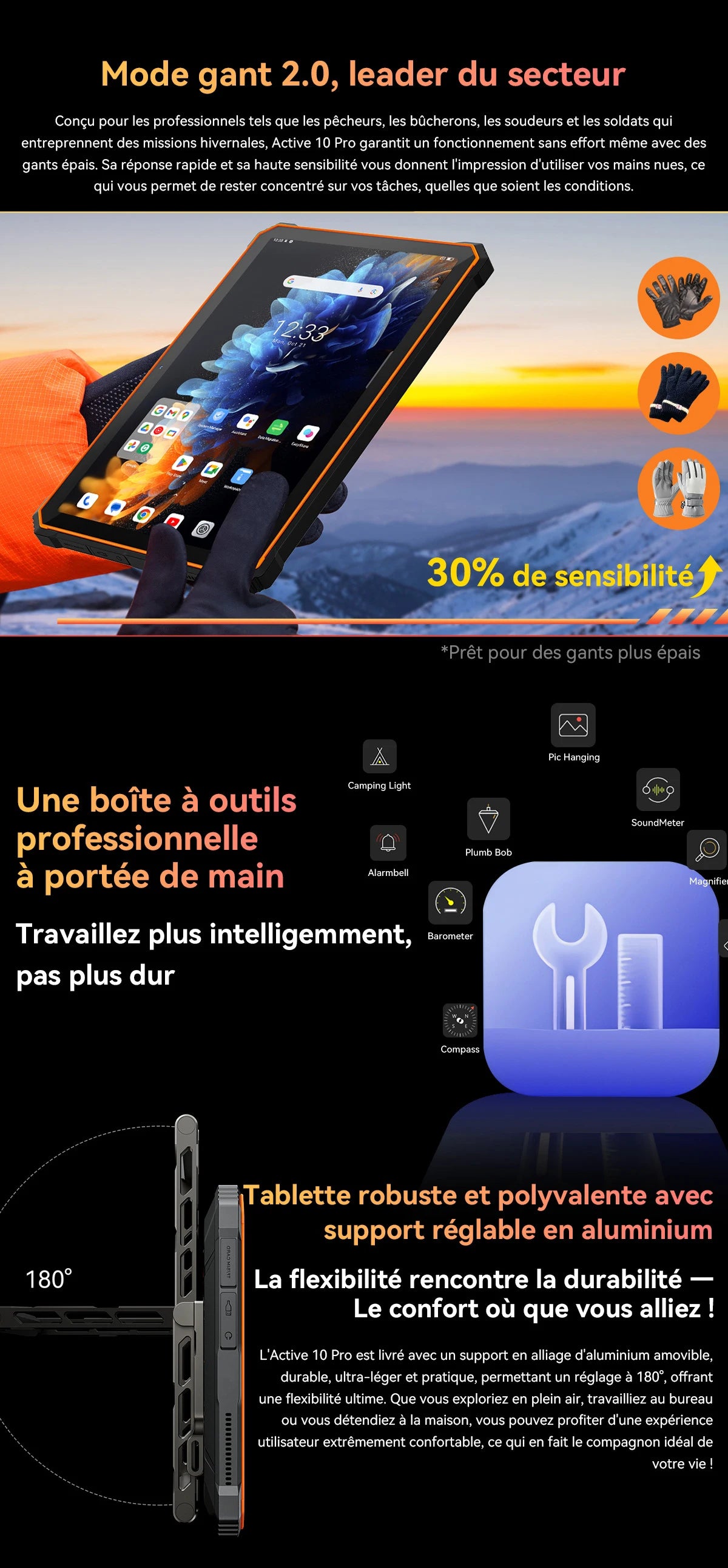 Blackview Active 10 Pro [No EU Charger] Rugged Tablet 36GB + 256GB 11.0" 30000mAh PC 108MP Dual SIM 5G.