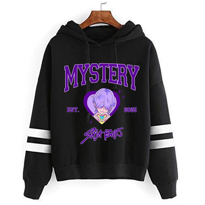 Kpop Demon Hunters Anime Hoodie Woman Clothing Saja Boys Cosplay Cartoon Graphic Sweatshirts Y2k Daily Casual Hooded Pullovers.