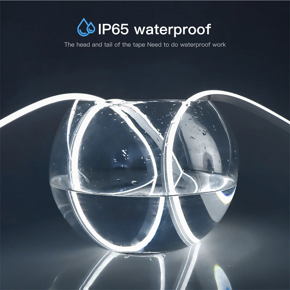 USB 5V LED Neon Sign Light Strip, Dimmable Penetrating Wooden Touch Sensor Switch & Remote Control Flexible Tape Silicone Decor.