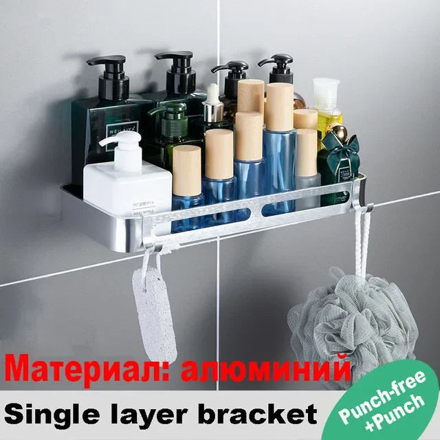 1/2/3 Schichten Eckduschregal Badezimmer Shampoo Duschregal Halter 304 Edelstahl Schlagfrei Küchenstativ Eckständer