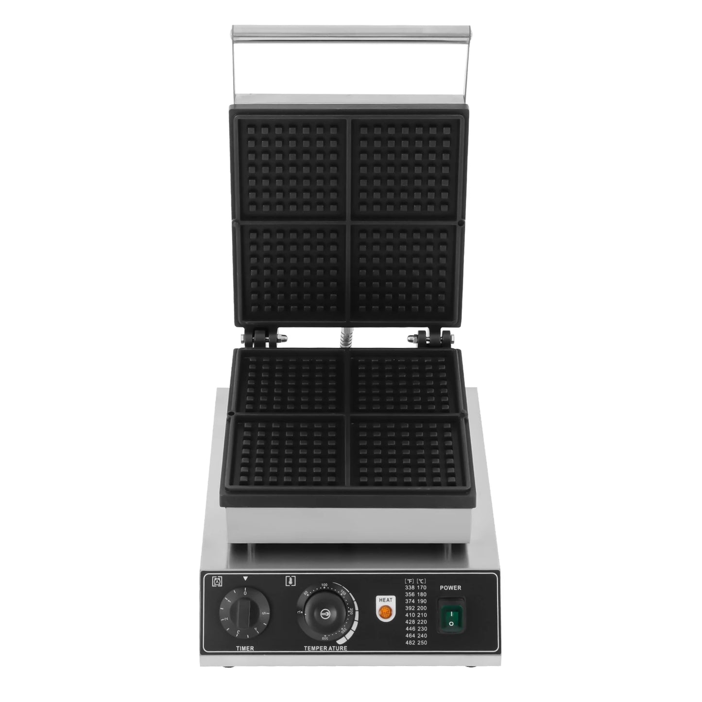 1750W Electric Waffle Maker 4 Grids Waffle Making Machine for Making Waffles Home Kitchens Commercial 50-300℃.