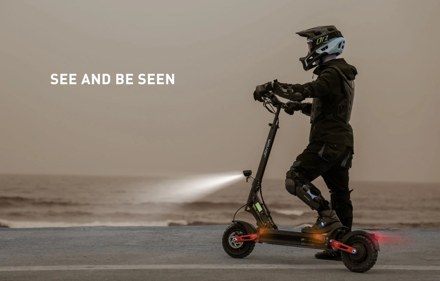 JOYOR T10 Adult Off-Road Electric Scooter 1000W*2 Motor 60V18AH Battery Escooter 10" Off-Road Tire Foldable E-Scooter.