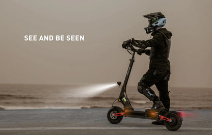 JOYOR T10 Adult Off-Road Electric Scooter 1000W*2 Motor 60V18AH Battery Escooter 10" Off-Road Tire Foldable E-Scooter.