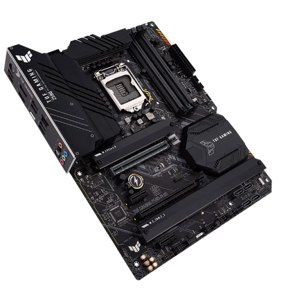 ASUS TUF GAMING Z590-PLUS WIFI LGA 1200 Intel Z590 ATX M.2 Desktop Motherboard.