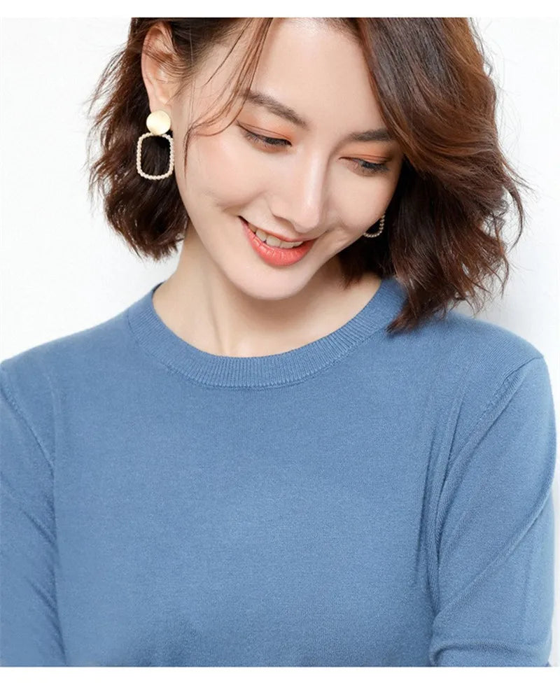 22 farben Herbst und Winter Kaschmir Pullover Frauen Pullover Oansatz Pull Femme Lange Hülse Frauen Casual Lose Pullover Pullover.