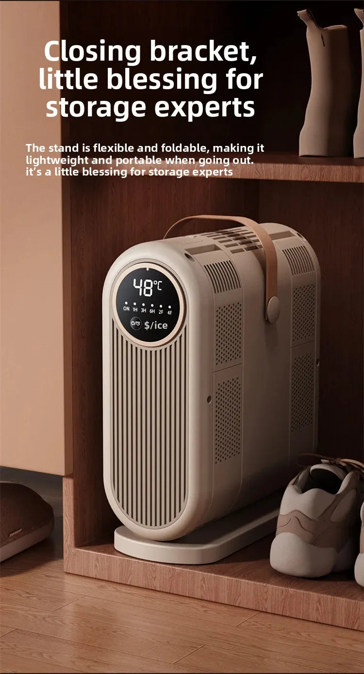 Portable Foldable Electric Shoe Dryer UV Blue Light UV Sterilization Deodorizing Shoe Dryer Fast Drying Household Shoe Dryer