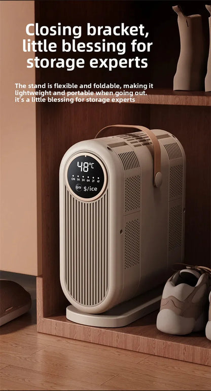 Portable Foldable Electric Shoe Dryer UV Blue Light UV Sterilization Deodorizing Shoe Dryer Fast Drying Household Shoe Dryer