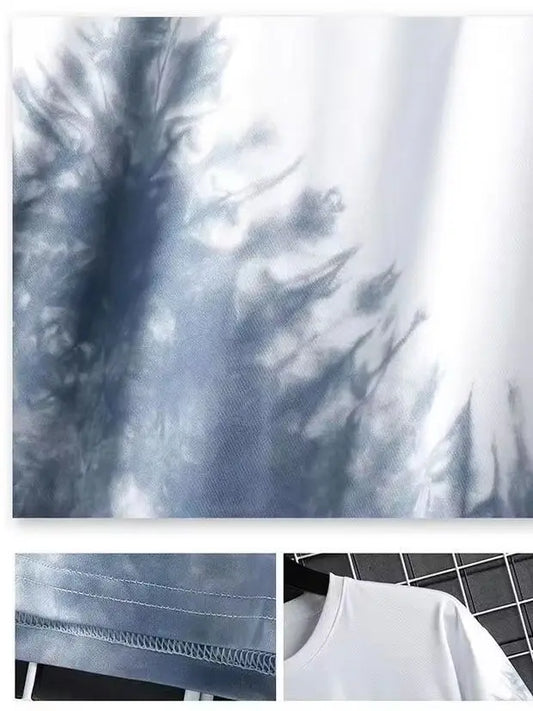 Summer Quick Drying Men's Sets Fashion tracksuits Casual Breathable Short Sleeve 3D Printed Sports T-shirt+Shorts Basketball Set.