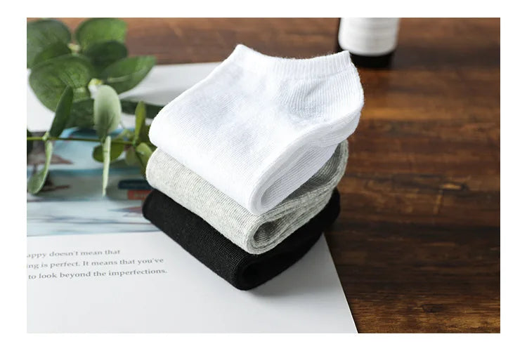 10/20/30Pairs Socks Men Women Boat Socks Thin Breathable Comfy Sweat-absorbing Ankle Socks Unisex Casual Plain Color Short Socks.