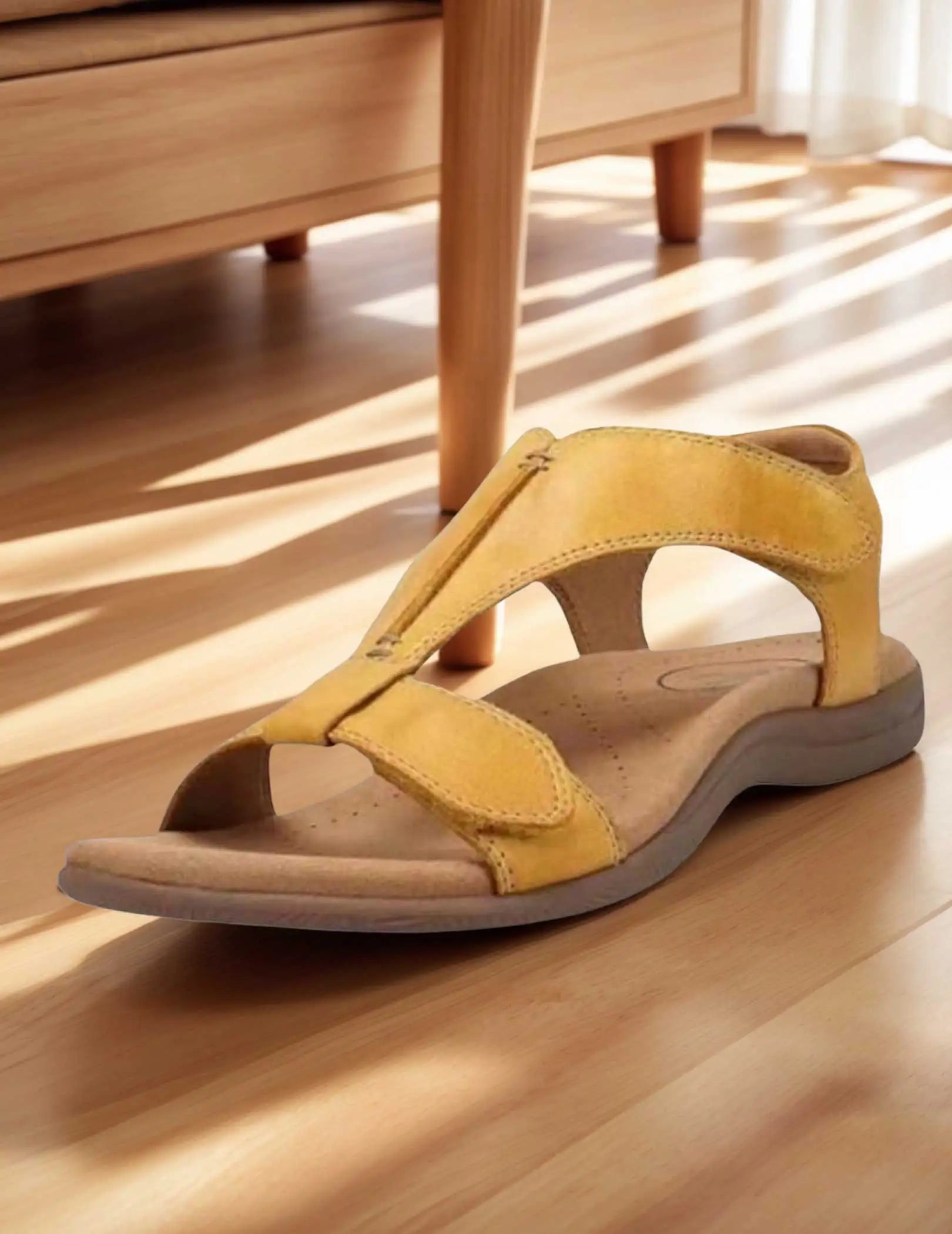 Women Arch Support Sandals Open Toe Sandals Hook and Loop Fastener Flat Sport Sandals Casual Walking Sandals for Party Vacation.