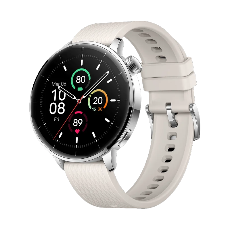 OnePlus Watch 3 43mm Smartwatch 1.32 inches AMOLED  Display Snapdragon W5 Gen 1,7 days Battery Bluetooth 5.2 NFC Google Wallet,SpO2,Sleep Blood Oxygen,Heart rate tracking,100+ original watch faces and Google play