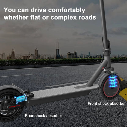 JUICEASE Adult Electric Scooter 31/35km/h 500W/1000W 35KM/50KM Long Range 8.5/10Inch Tyre 10.5/14.5Ah Large Battery Kick Scooter