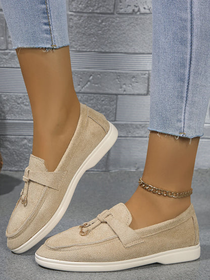 New Lefu Shoes Women's Soft Leather Retro Lazy Man Step on Thick Sole Flat Bottom Comfortable Single Shoe  Zapatos Para Niña.