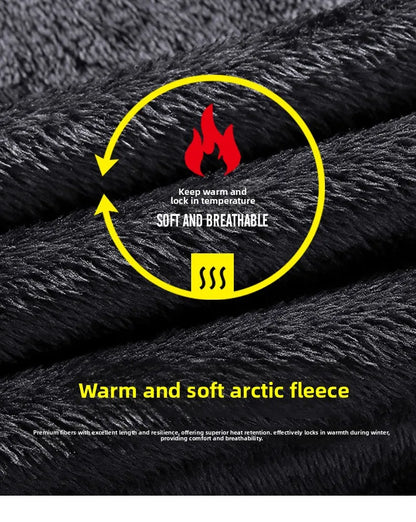 M-5XL Plus Size Men's Motorcycle Leather Jacket Winter Warm Stand Collar PU Biker Coat Casual Streetwear Fleece Lined Outerwear.