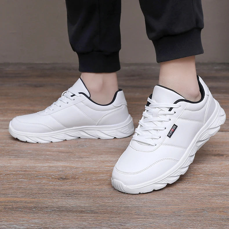 Men Sneakers Soft Sports Running Shoes New Casual Shoes for Men Solid Black White Walking Footwear Fitness jogging Men Shoes.