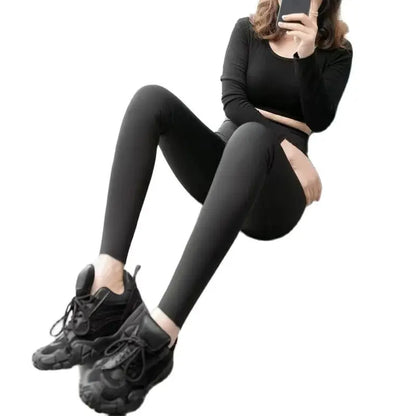 High-Waist Yoga Pants Women's Tight Leggings Elastic Running Trousers Base Layer Sports Shorts plus Size Fitness Clothing.