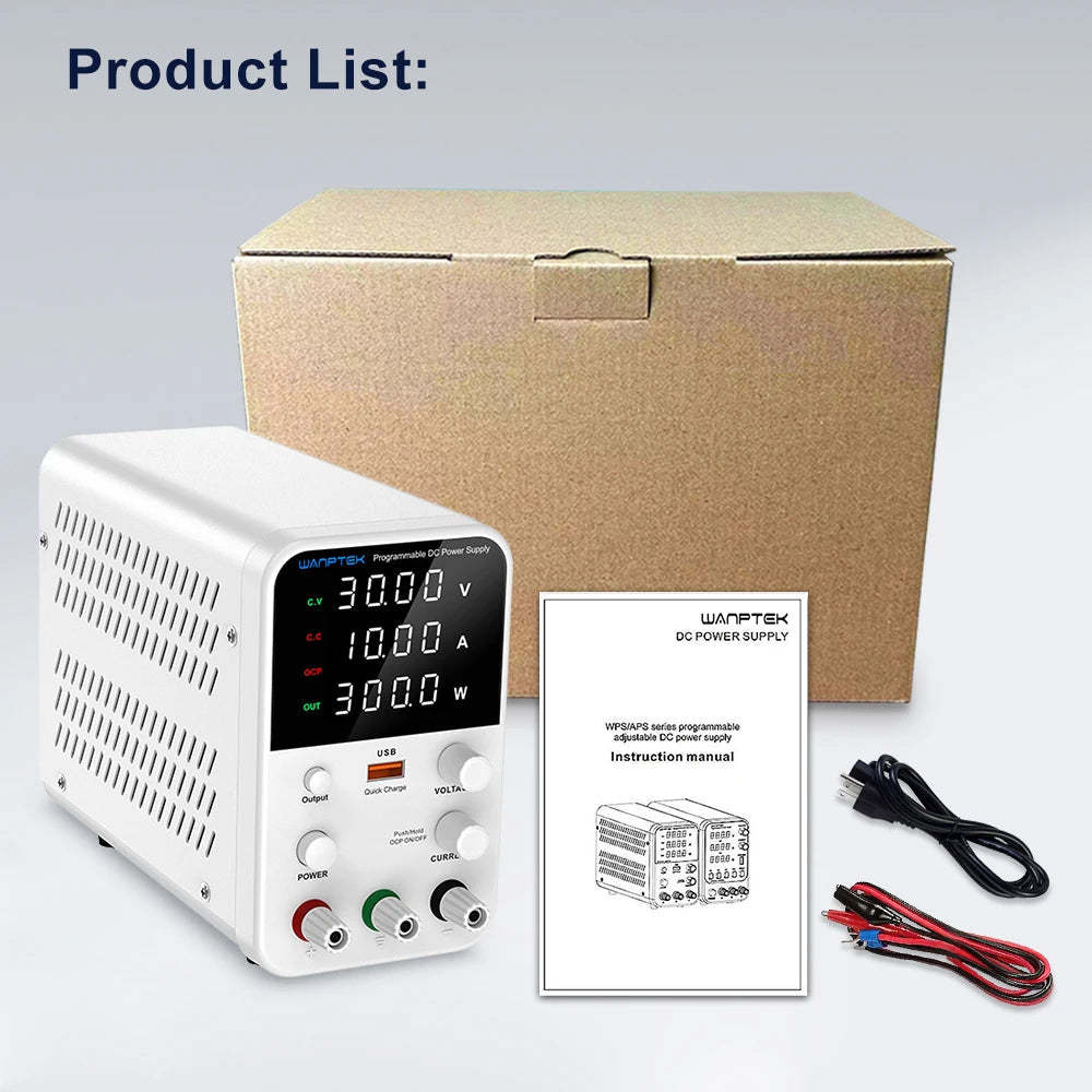 30V 10A 60V 5A DC Lab Power Supply Adjustable DC Power Supply Regulator Switching Power Supply Bench Power Supply 220V/110V.